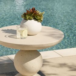 Ravello Side Table - Terrazzo