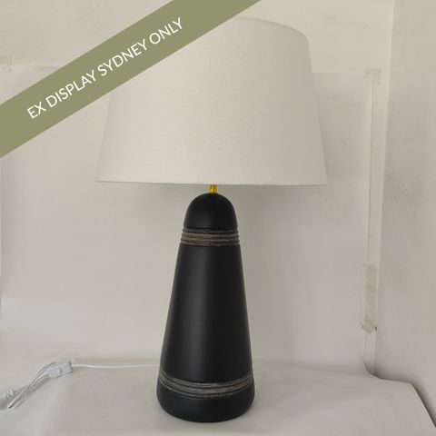 Farrell Table Lamp - Charcoal - OUTLET NSW