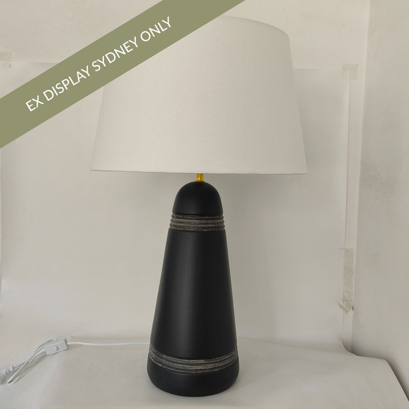 Farrell Table Lamp - Charcoal - OUTLET NSW