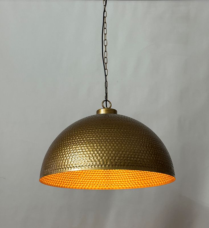 Cameron Pendant - Large Antique Brass - OUTLET NSW