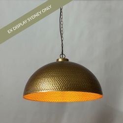 Cameron Pendant - Large Antique Brass - OUTLET NSW