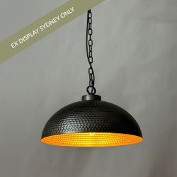 Cameron Pendant - Medium Black - OUTLET NSW