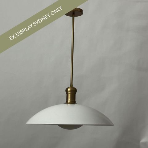 Damir Pendant - White - OUTLET NSW