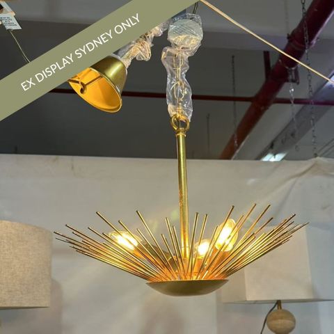 Sochi Pendant - Small Antique Brass - OUTLET NSW