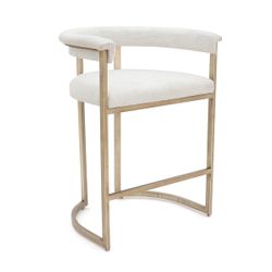Dino Kitchen Stool - Natural Linen