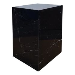 Hendrix Black Marble Side Table