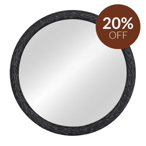Icarus Wall Mirror - Black