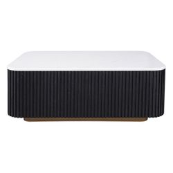 Mason Rectangle Coffee Table - Black