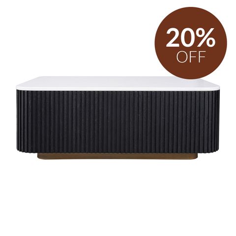 Mason Rectangle Coffee Table - Black