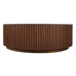 Mason Round Coffee Table - Large Walnut