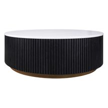 Mason Round Coffee Table - Large Black