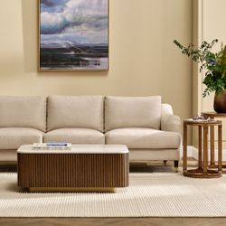 Mason Rectangle Coffee Table - Walnut