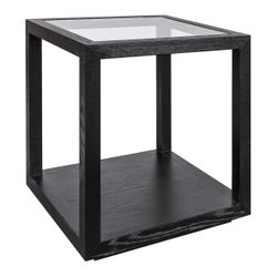 Sadie Square Side Table - Large Black