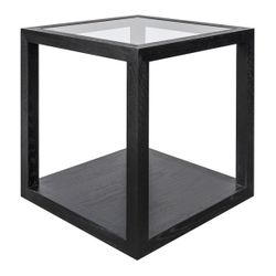 Sadie Square Side Table - Large Black