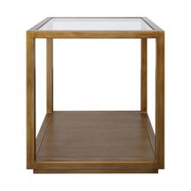 Sadie Square Side Table - Large Antique Gold