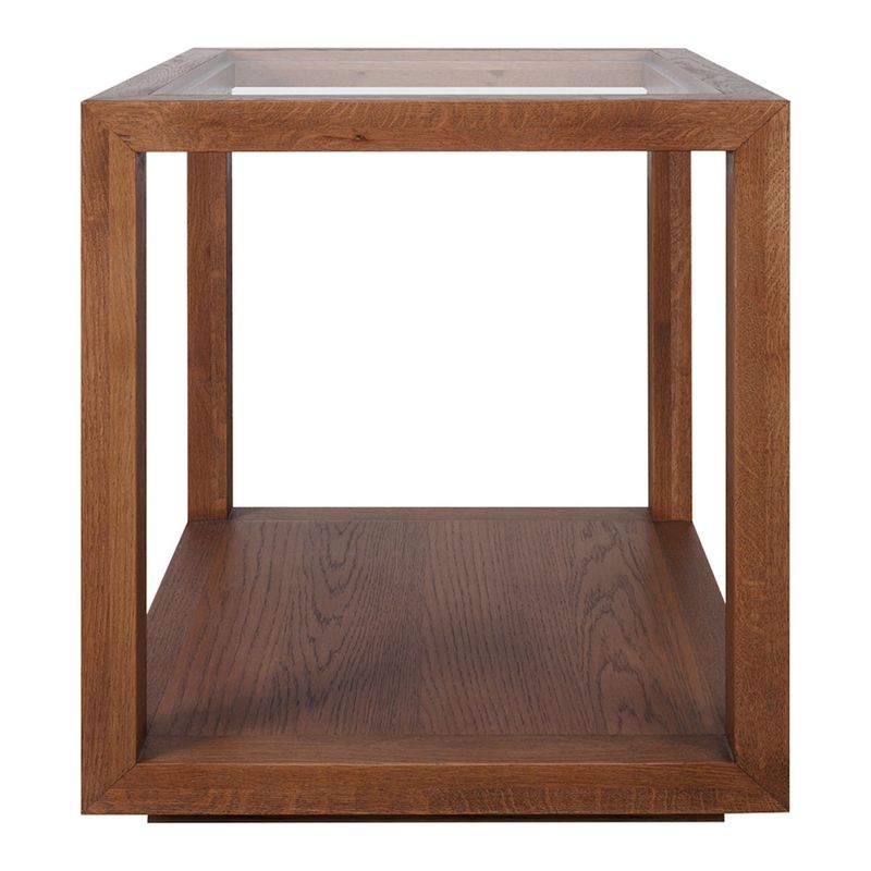 Sadie Square Side Table - Large Walnut