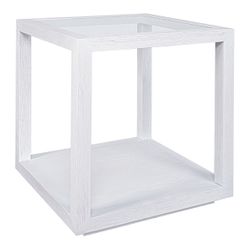 Sadie Square Side Table - Large White
