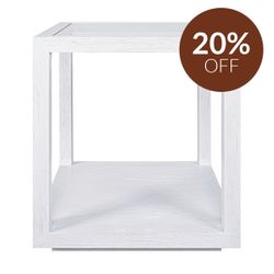 Sadie Square Side Table - Large White