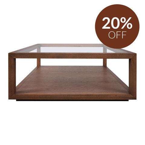 Sadie Square Coffee Table - Walnut