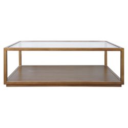 Sadie Rectangle Coffee Table - Antique Gold