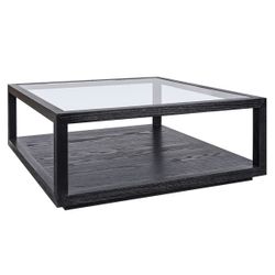 Sadie Square Coffee Table - Black