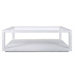 Sadie Rectangle Coffee Table - White