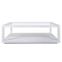 Sadie Rectangle Coffee Table - White