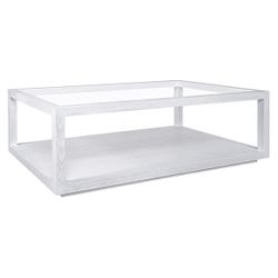 Sadie Rectangle Coffee Table - White