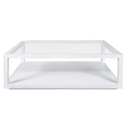 Sadie Rectangle Coffee Table - White