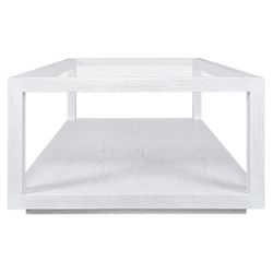 Sadie Rectangle Coffee Table - White