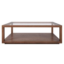 Sadie Rectangle Coffee Table - Walnut