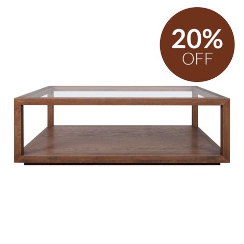 Sadie Rectangle Coffee Table - Walnut
