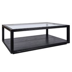 Sadie Rectangle Coffee Table - Black