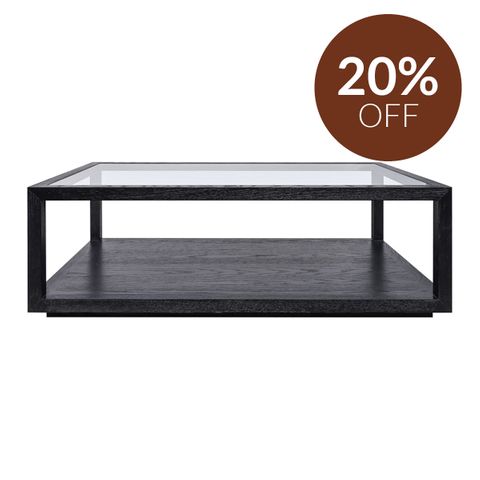 Sadie Rectangle Coffee Table - Black