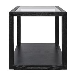 Sadie Square Side Table - Medium Black