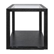 Sadie Square Side Table - Medium Black