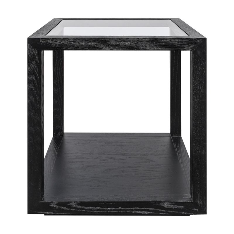 Sadie Square Side Table - Medium Black