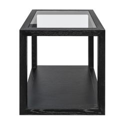 Sadie Square Side Table - Medium Black