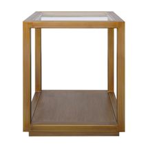 Sadie Square Side Table - Medium Antique Gold