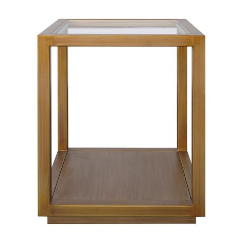 Sadie Square Side Table - Medium Antique Gold