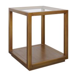 Sadie Square Side Table - Medium Antique Gold