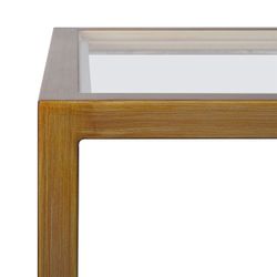 Sadie Square Side Table - Medium Antique Gold