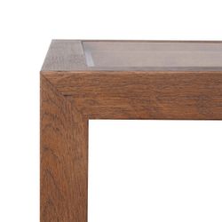 Sadie Square Side Table - Medium Walnut
