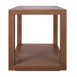 Sadie Square Side Table - Medium Walnut