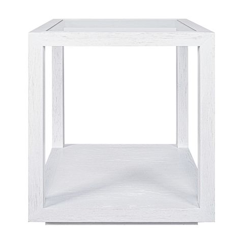 Sadie Square Side Table - Medium White
