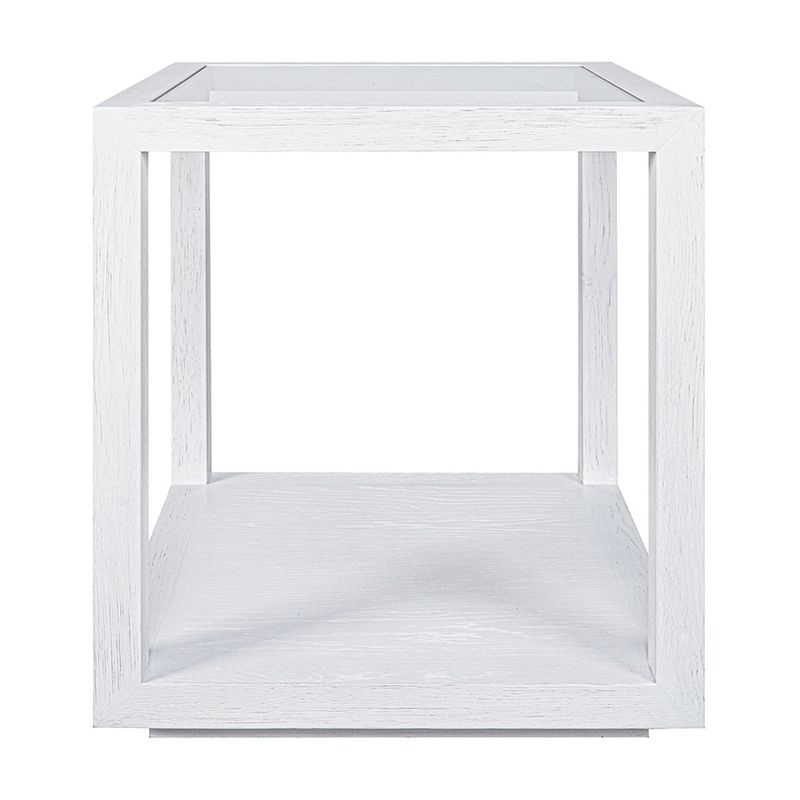 Sadie Square Side Table - Medium White