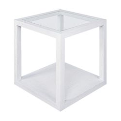 Sadie Square Side Table - Medium White