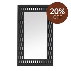 Appin Floor Mirror - Black
