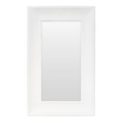 Bateman Floor Mirror - White