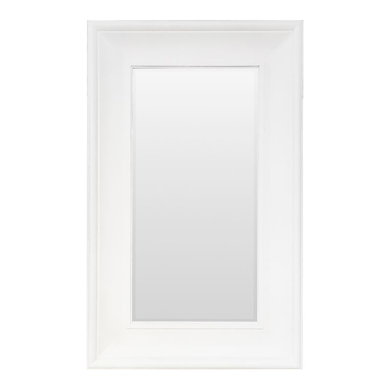 Bateman Floor Mirror - White